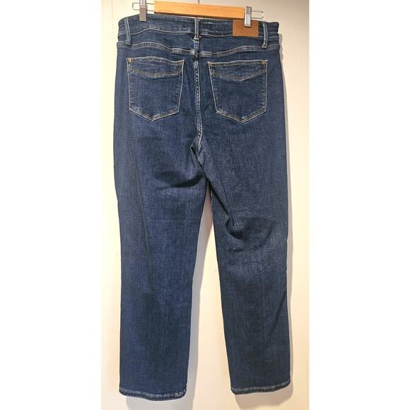 Judy Blue High Waist  Straight Fit Women's Blue Jeans, Sz 15/32, Excellent cond - Picture 4 of 8